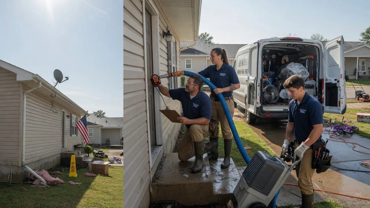 Ceiling Water Damage Restoration in Saint James, MD near me